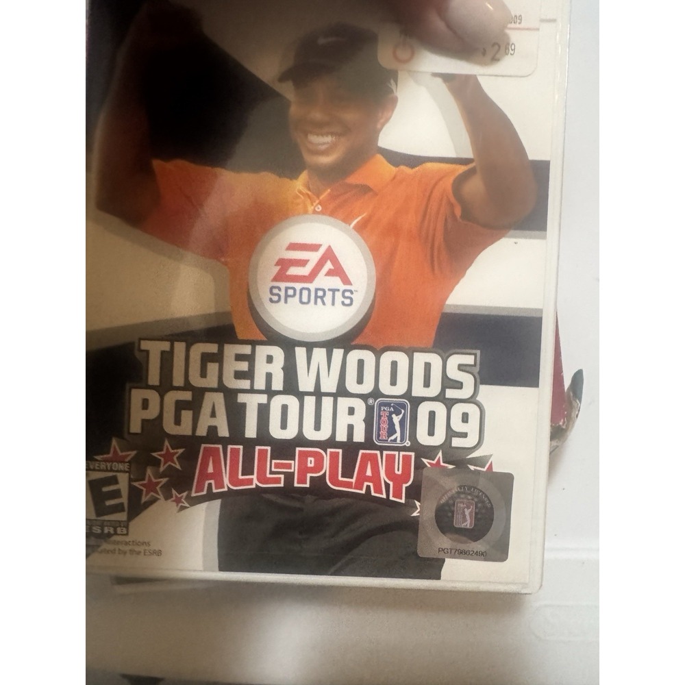 Tiger Woods PGA Tour 09 All-Play (Nintendo Wii, 2009)‎ Sports Golf - Complete